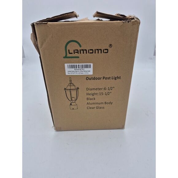 Lamomo Dusk-to-Dawn Outdoor Post Light – NIB | Waterproof LED Exterior Lamp - Picture 1 of 5
